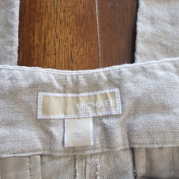 Michael Kors Beige Linen Pants - Picture 4 of 8